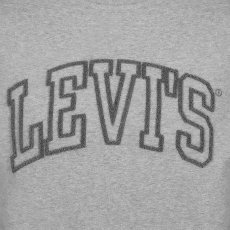 Alternative Image for ProductLevis Crew Neck Logo Sweatshirt Grey3